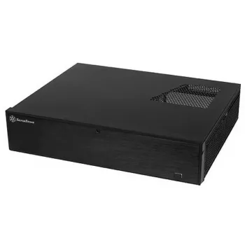 PC korpusas Sidabrinėstone ML04 HTPC Juoda