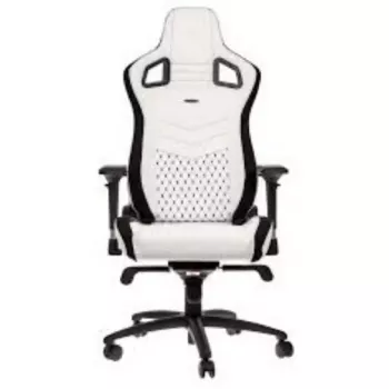 Paminkštinta sėdynė žaidimų kėdė noblechairs Epic Juoda White