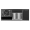 Serverio korpusas Sidabrinėstone RM46-502-I juodas ATX 1x80mm ventiliatorius