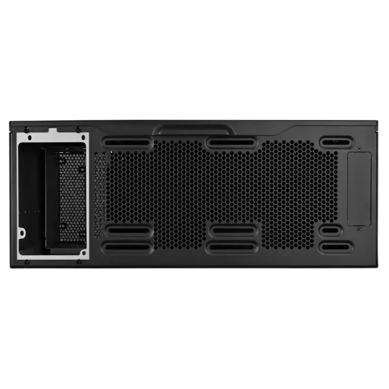 Serverio korpusas Sidabrinėstone RM46-502-I juodas ATX 1x80mm ventiliatorius