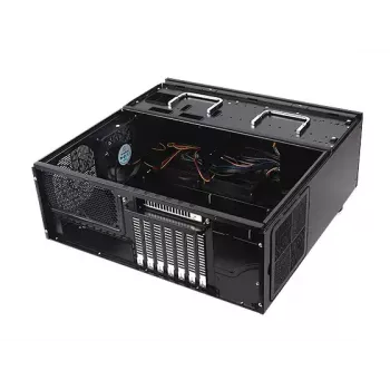 PC korpusas Sidabrinėstone Grandia GD07 HTPC juodas