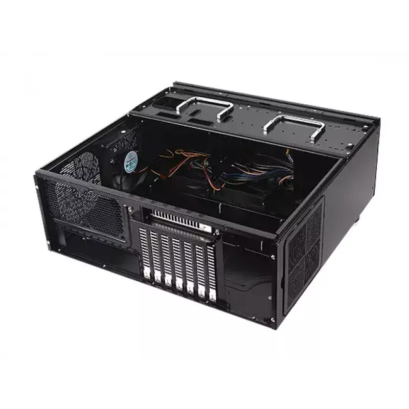 PC korpusas Sidabrinėstone Grandia GD07 HTPC juodas