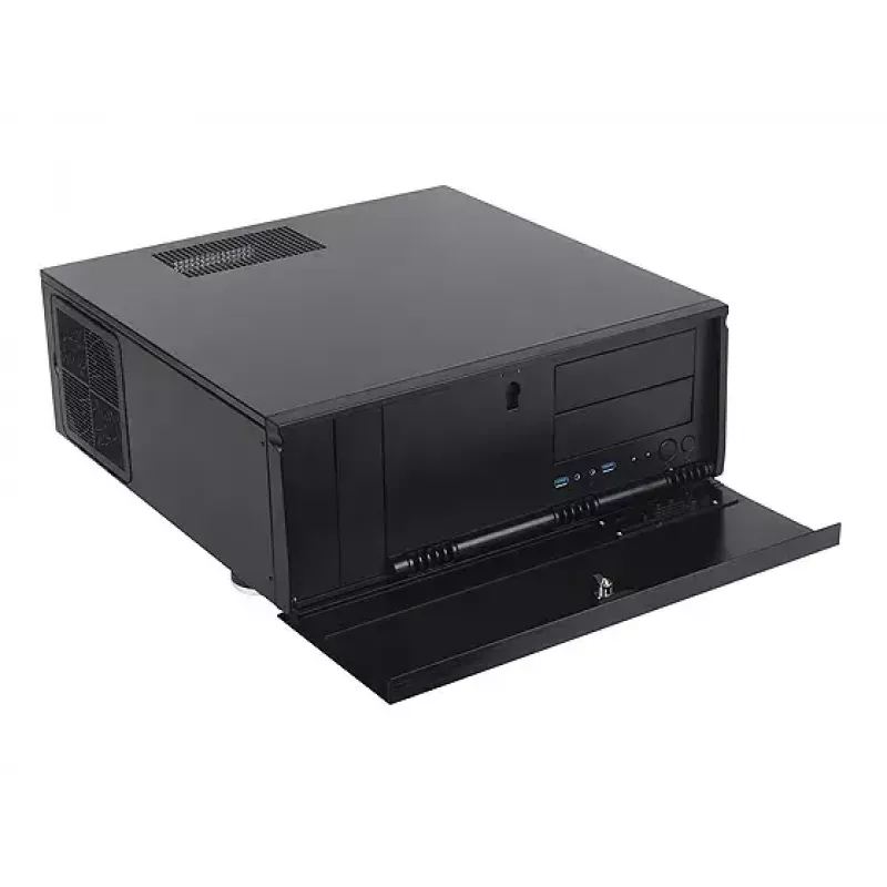 PC korpusas Sidabrinėstone Grandia GD07 HTPC juodas