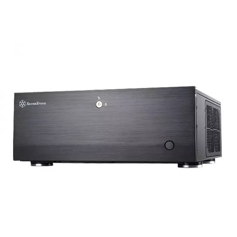 PC korpusas Sidabrinėstone Grandia GD07 HTPC juodas
