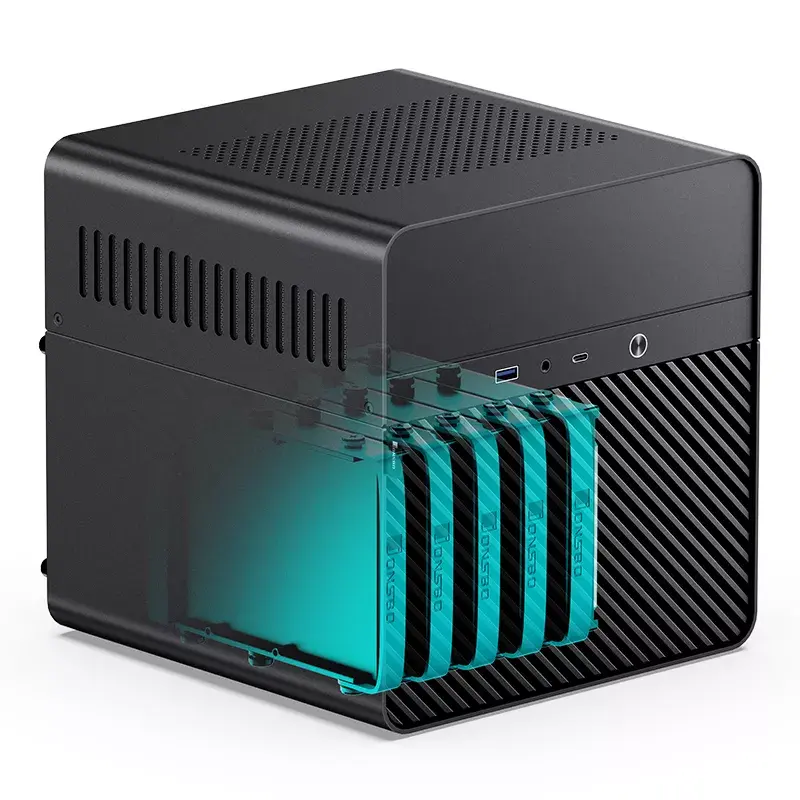 PC korpusas Jonsbo N2 Cube Juoda