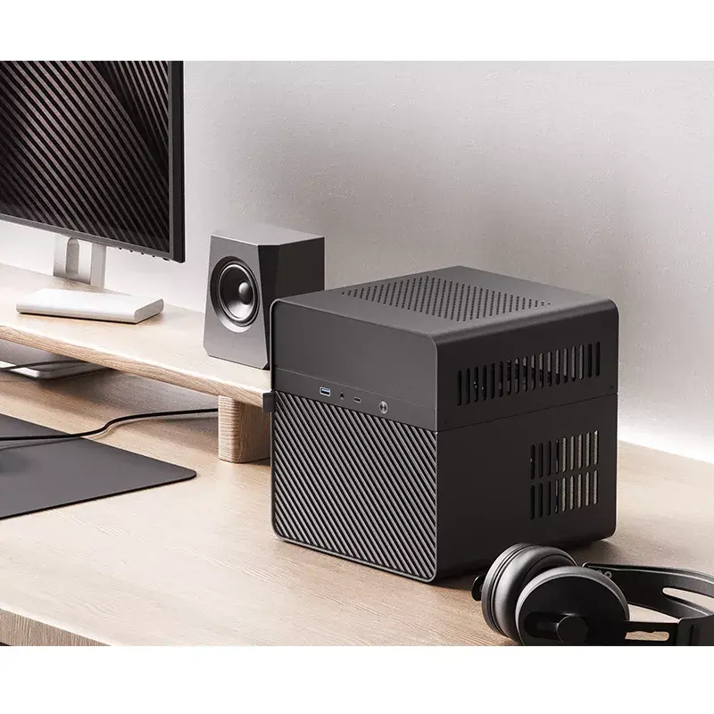 PC korpusas Jonsbo N2 Cube Juoda