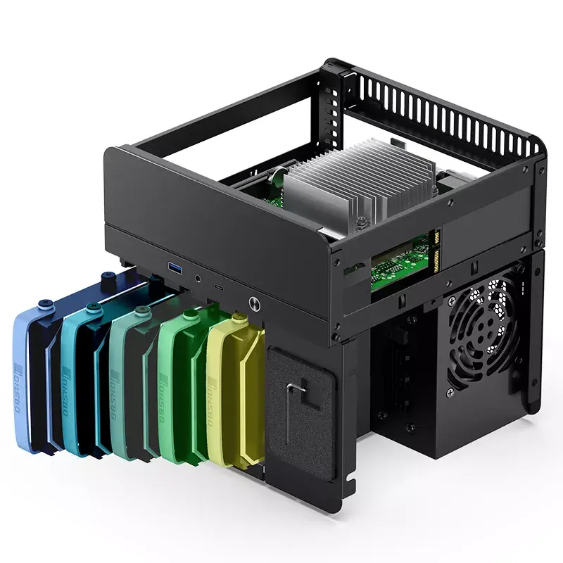 PC korpusas Jonsbo N2 Cube Juoda