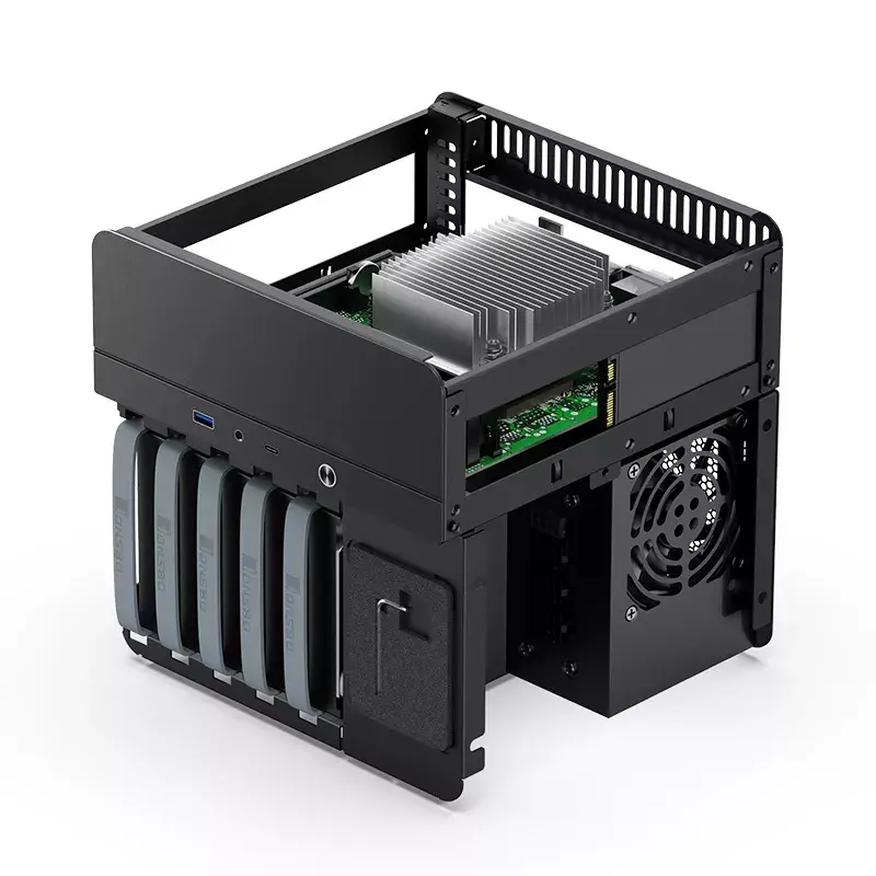 PC korpusas Jonsbo N2 Cube Juoda