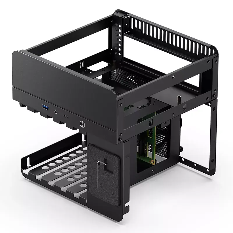 PC korpusas Jonsbo N2 Cube Juoda