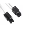 Kabelis 8pin EPS12V 4+4 Sidabrinėstone SST-PP07-EPS8W 0.3m