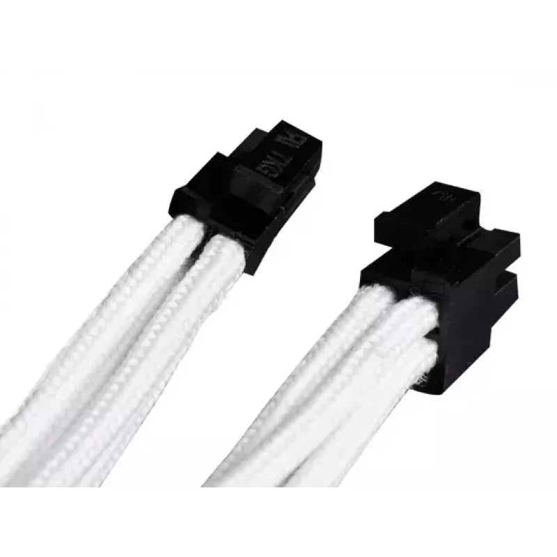Kabelis 8pin EPS12V 4+4 Sidabrinėstone SST-PP07-EPS8W 0.3m