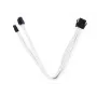 Kabelis 8pin EPS12V 4+4 Sidabrinėstone SST-PP07-EPS8W 0.3m