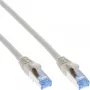 InLine komutacinis kabelis S/FTP PiMF Cat.6A be halogenų 500MHz pilkas 15m