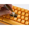 Ducky One 3 Geltona Mini klaviatūra, žaidimams, USB, vokiška, mechaninė, RGB