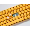 Ducky One 3 Geltona Mini klaviatūra, žaidimams, USB, vokiška, mechaninė, RGB