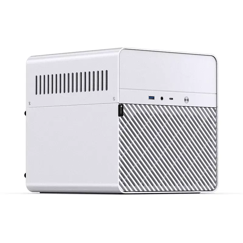 PC Case Jonsbo N2 Cube White SFX 120mm Fans 2.5 3.5 HDD