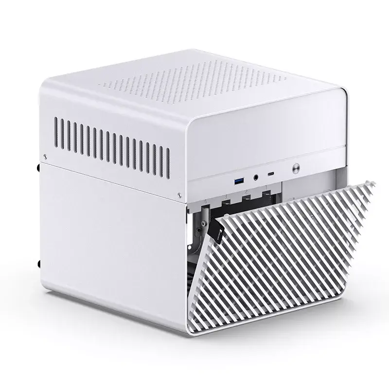 PC Case Jonsbo N2 Cube White SFX 120mm Fans 2.5 3.5 HDD