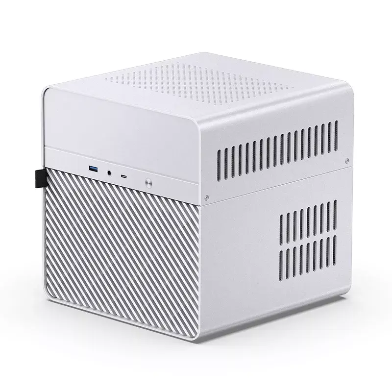 PC Case Jonsbo N2 Cube White SFX 120mm Fans 2.5 3.5 HDD