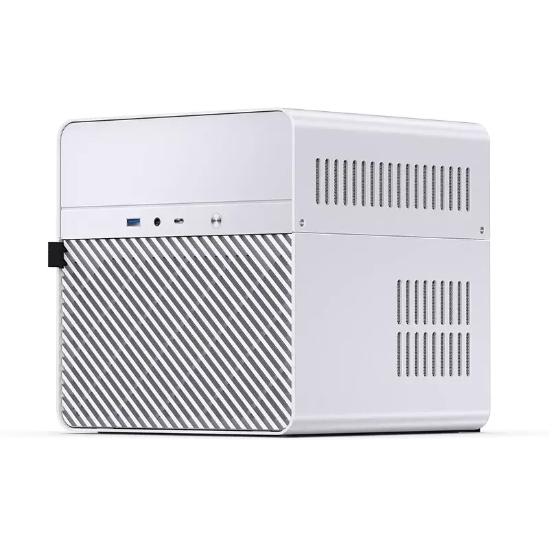 PC Case Jonsbo N2 Cube White SFX 120mm Fans 2.5 3.5 HDD