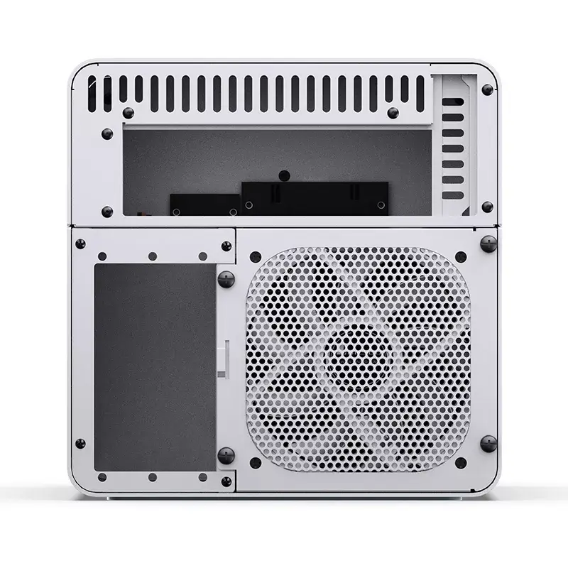 PC Case Jonsbo N2 Cube White SFX 120mm Fans 2.5 3.5 HDD