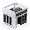 PC Case Jonsbo N2 Cube White SFX 120mm Fans 2.5 3.5 HDD