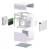 PC Case Jonsbo N2 Cube White SFX 120mm Fans 2.5 3.5 HDD