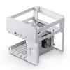 PC Case Jonsbo N2 Cube White SFX 120mm Fans 2.5 3.5 HDD
