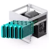 PC Case Jonsbo N2 Cube White SFX 120mm Fans 2.5 3.5 HDD