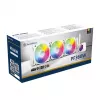 „Viskas viename“ skysčio aušintuvas „Sidabrinėstone SST-PF360W-ARGB-V2“ 12 cm baltas