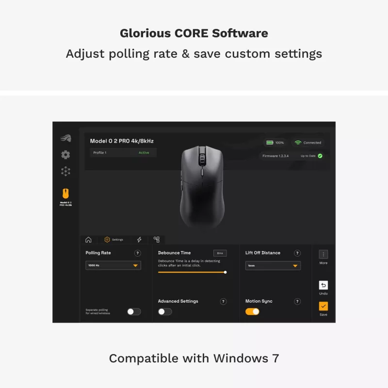 Glorious Gaming Glorious Model O 2 PRO Wireless - 1K Polling - Juoda