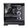Kompiuterio korpusas Jonsbo D400 Midi Tower ATX grūdintas stiklas - juodas