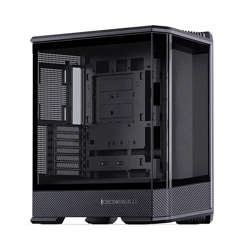 Kompiuterio korpusas Jonsbo D400 Midi Tower ATX grūdintas stiklas - juodas