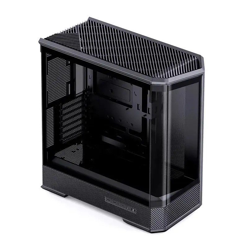Kompiuterio korpusas Jonsbo D400 Midi Tower ATX grūdintas stiklas - juodas