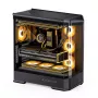 Kompiuterio korpusas Jonsbo D400 Midi Tower ATX grūdintas stiklas - juodas