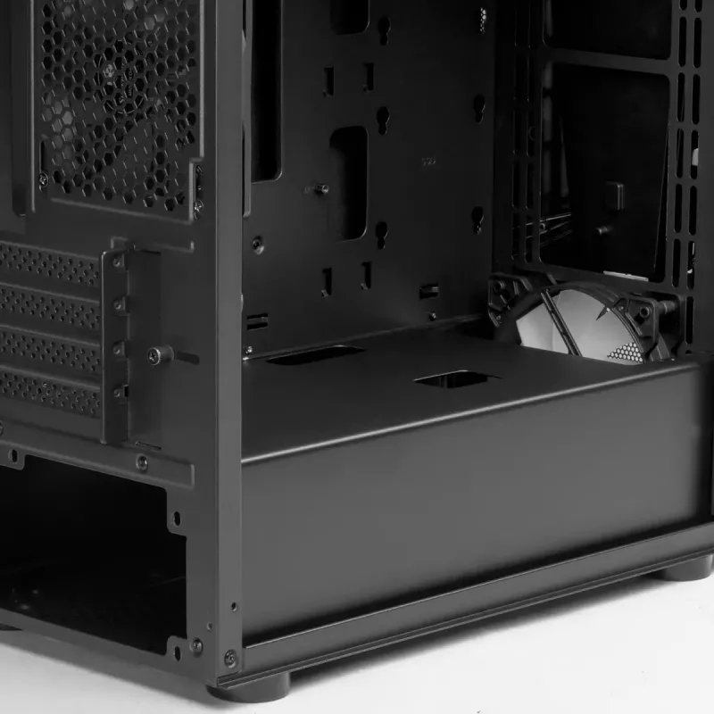 PC korpusas Sidabrinėstone FARA V1M PRO Tower Juoda