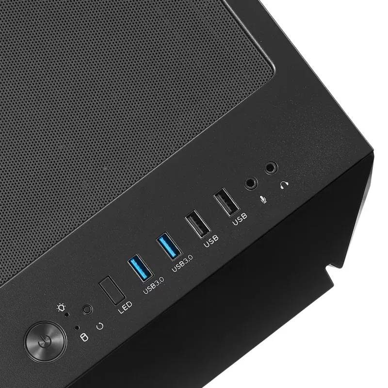 PC korpusas Sidabrinėstone FARA V1M PRO Tower Juoda