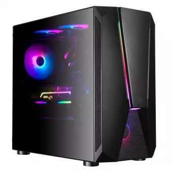 PC korpusas Sidabrinėstone FARA V1M PRO Tower Juoda