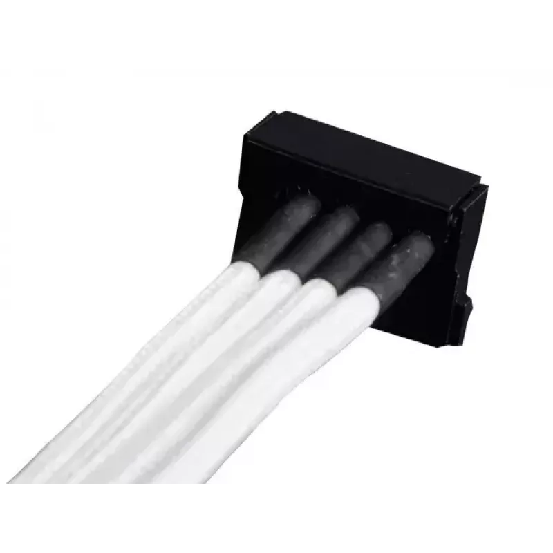 Kabelis Sidabrinėstone SST-PP07-BTSW 0,3 m Molex 4p į 4xSATA
