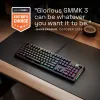 Mechaninė žaidimų klaviatūra GLORIOUS GMMK 3 PRO 100% iš anksto surinkta laidinė USB juoda US QWERTY RGB