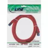 InLine komutacinis kabelis S/FTP PiMF Cat.6A halogen free 500MHz red 2m