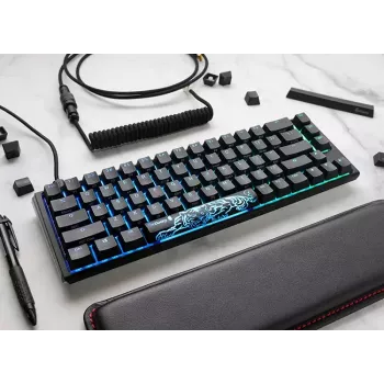 Ducky One 3 Classic SF klaviatūra, žaidimams, USB, JAV anglų k., juoda ir balta