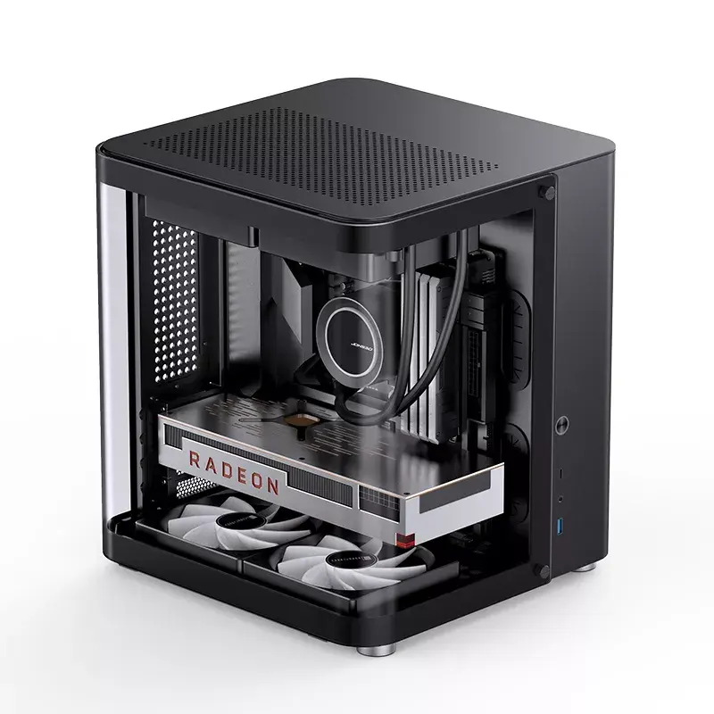 PC Case Jonsbo TK-1 2.0 Mini Tower Juoda