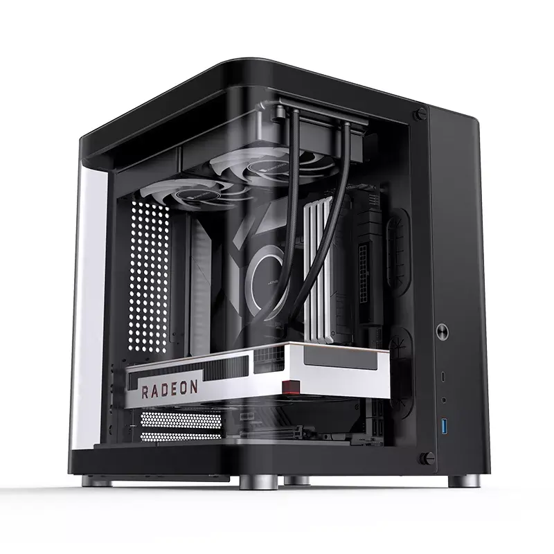 PC Case Jonsbo TK-1 2.0 Mini Tower Juoda