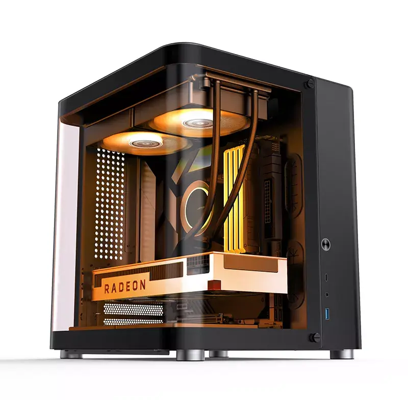 PC Case Jonsbo TK-1 2.0 Mini Tower Juoda