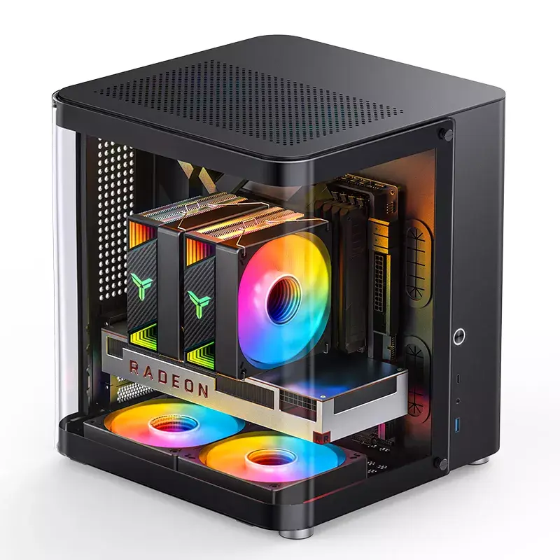 PC Case Jonsbo TK-1 2.0 Mini Tower Juoda