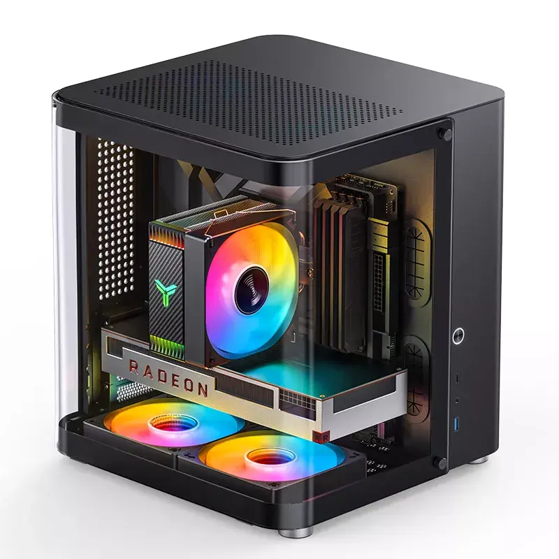 PC Case Jonsbo TK-1 2.0 Mini Tower Juoda