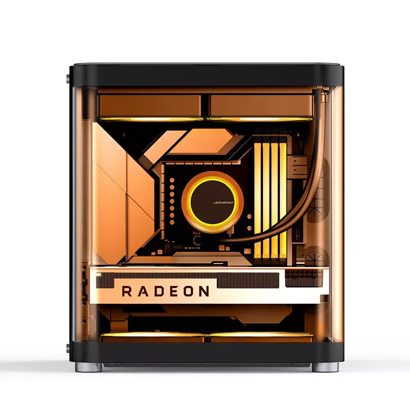 PC Case Jonsbo TK-1 2.0 Mini Tower Juoda