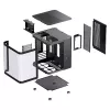 PC Case Jonsbo TK-1 2.0 Mini Tower Juoda