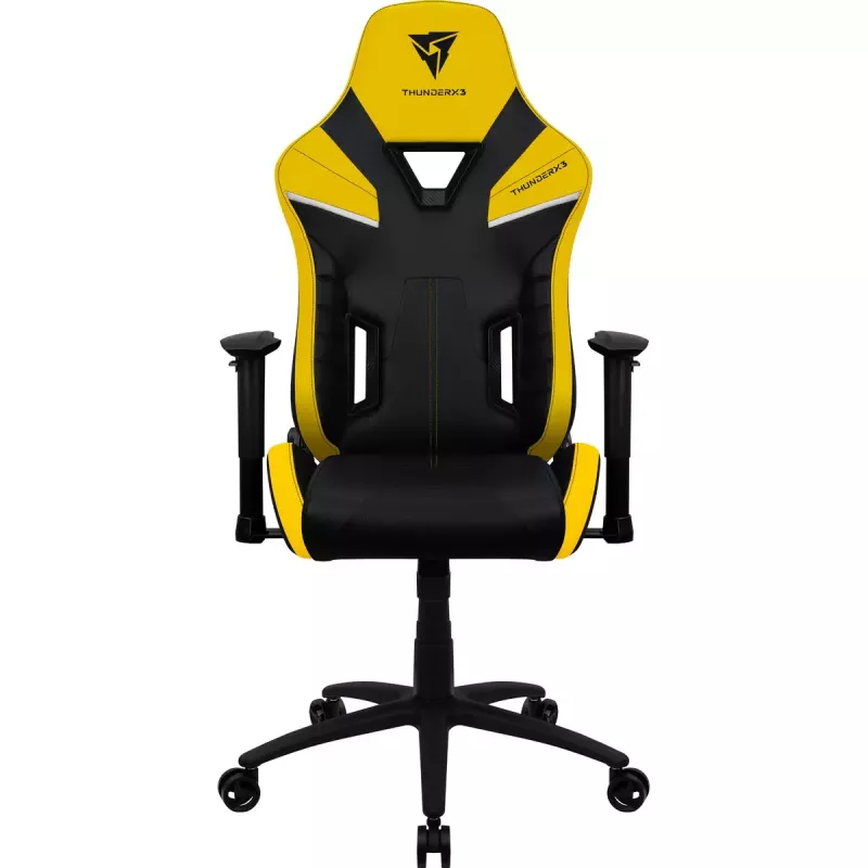 Universali žaidimų kėdė ThunderX3 TC5 Air Tech Paminkštinta sėdynė Juoda Geltona