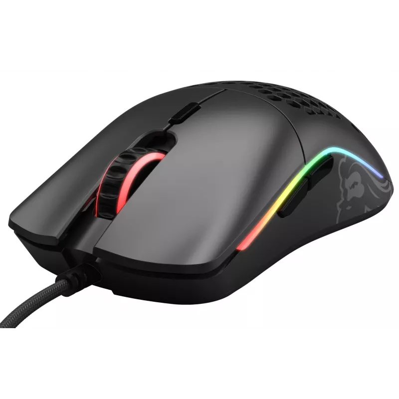 Glorious Gaming Glorious Model O- pelė standartinė (juoda), dešinei rankai, optinė, USB Type-A, 3200 DPI, juoda